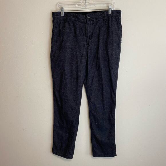 Rails Men's Pants Thomas Cast Iron 100% Cotton Office Commute Black Size 33 - Picture 1 of 10